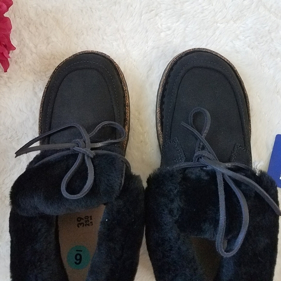 Birkenstock Bakki Suede‎ Leather Shearling Boots - Picture 5 of 8
